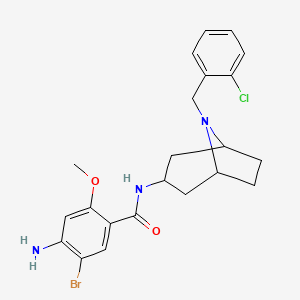 exo-4-Amino-5-bromo-2-methoxy-N-(8-(2-chlorobenzyl)-8-azabicyclo(3.2.1)oct-3-yl)benzamide