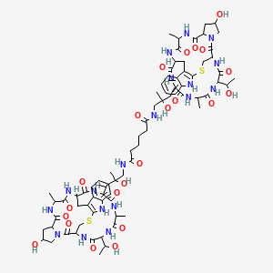 7,7'-(1,6-Dioxo-1,6-hexanediyl)bis(7-(5-amino-4-hydroxy-L-leucine)phalloidin)