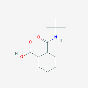 molecular formula C12H21NO3 B1274462 2-(叔丁基氨基甲酰基)环己烷甲酸 CAS No. 69049-86-1