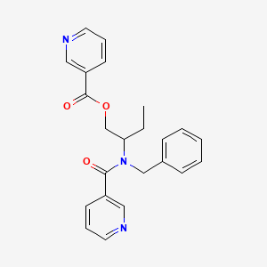 2-((Phenylmethyl)(3-pyridinylcarbonyl)amino)butyl 3-pyridinecarboxylate