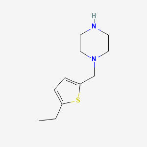 molecular formula C11H18N2S B1274469 1-[(5-乙基噻吩-2-基)甲基]哌嗪 CAS No. 523981-54-6