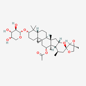 molecular formula C37H56O10 B12744704 Cimiracemoside N CAS No. 473554-78-8