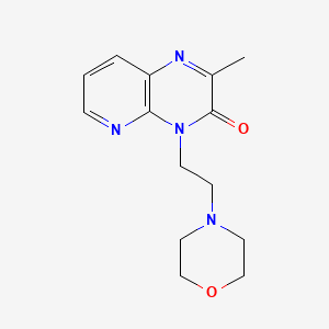 Pyrido(3,4-b)pyrazin-2(1H)-one, 1-(2-morpholinoethyl)-3-methyl-