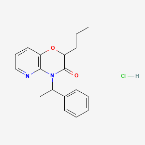 4-(1-Phenylethyl)-2-propyl-2H-pyrido(3,2-b)-1,4-oxazin-3(4H)-one monohydrochloride