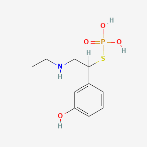 1-(3-Hydroxyphenyl)-2-ethylaminoethylthiophosphoric acid hydrate