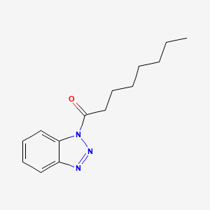 molecular formula C14H19N3O B1274498 1-(1H-苯并[d][1,2,3]三唑-1-基)辛酸-1-酮 CAS No. 58068-80-7