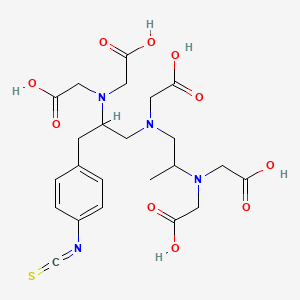 Glycine, N-(2-(bis(carboxymethyl)amino)-3-(4-isothiocyanatophenyl)propyl)-N-(2-(bis(carboxymethyl)amino)propyl)-