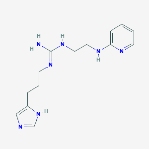 molecular formula C14H21N7 B012745 加普罗米丁 CAS No. 106686-40-2