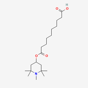 Decanedioic acid, mono(1,2,2,6,6-pentamethyl-4-piperidinyl) ester