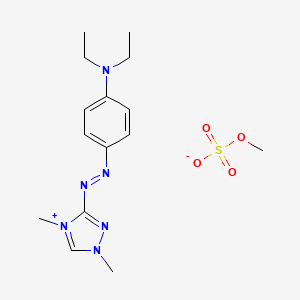 3-((4-(Diethylamino)phenyl)azo)-1,4-dimethyl-1H-1,2,4-triazolium methyl sulphate