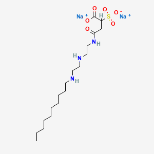 Butanoic acid, 4-((2-((2-(decylamino)ethyl)amino)ethyl)amino)-4-oxo-2-sulfo-, disodium salt