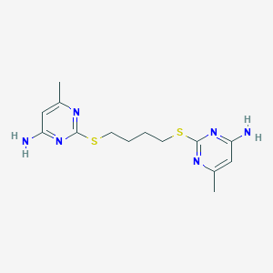 2,2'-(1,4-Butanediylbis(thio))bis(6-methyl-4-pyrimidinamine)