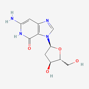 4H-Imidazo(4,5-c)pyridin-4-one, 6-amino-3-(2-deoxy-alpha-D-erythro-pentofuranosyl)-3,5-dihydro-