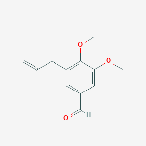 molecular formula C12H14O3 B1274541 3-Allyl-4,5-dimethoxy-benzaldehyde CAS No. 67483-49-2