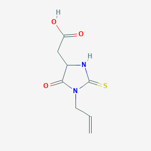 molecular formula C8H10N2O3S B1274543 (1-Allyl-5-oxo-2-thioxo-imidazolidin-4-yl)-acetic acid CAS No. 55523-05-2
