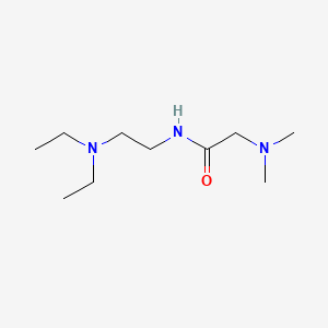 Acetamide, N-(2-(diethylamino)ethyl)-2-(dimethylamino)-