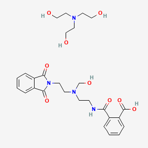 molecular formula C27H36N4O9 B12745479 Einecs 309-229-3 CAS No. 100145-56-0