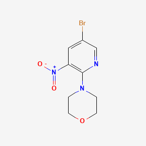 molecular formula C9H10BrN3O3 B1274549 4-(5-Bromo-3-nitropyridin-2-yl)morpholine CAS No. 505052-64-2