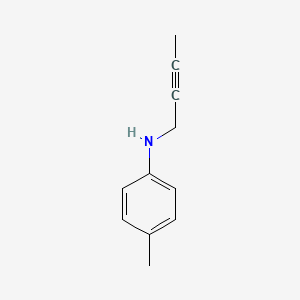 molecular formula C11H13N B1274550 But-2-ynyl-p-tolyl-amine CAS No. 435345-29-2