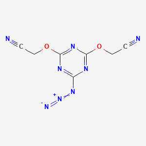 2-Azido-4,6-dicyanomethoxy-s-triazine