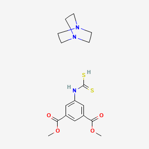 (3,5-Bis(methoxycarbonyl)phenyl)dithiocarbamic acid, triethylenediamine salt