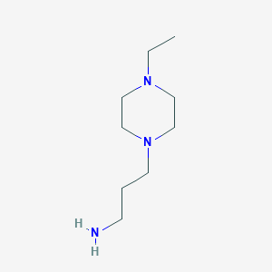 B1274565 3-(4-Ethylpiperazin-1-yl)propan-1-amine CAS No. 4524-96-3