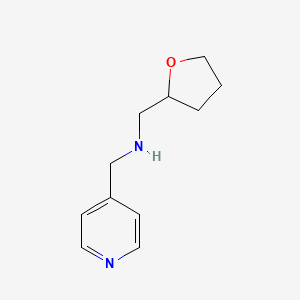 molecular formula C11H16N2O B1274572 1-(吡啶-4-基)-N-((四氢呋喃-2-基)甲基)甲胺 CAS No. 436086-99-6