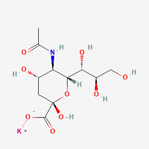 D-glycero-beta-D-galacto-2-Nonulopyranosonic acid, 5-(acetylamino)-3,5-dideoxy-, monopotassium salt