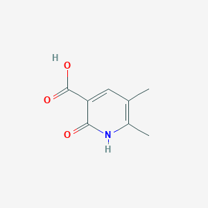 molecular formula C8H9NO3 B1274582 5,6-二甲基-2-氧代-1,2-二氢吡啶-3-羧酸 CAS No. 51727-05-0