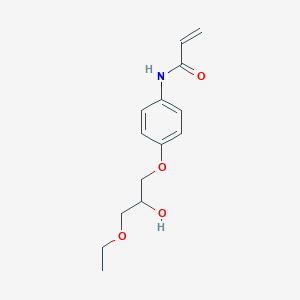 2-Propenamide, N-[4-(3-ethoxy-2-hydroxypropoxy)phenyl]-