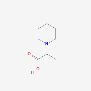 molecular formula C8H15NO2 B1274585 2-哌啶-1-基-丙酸 CAS No. 69181-71-1
