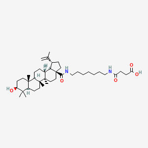 N'-(N-3beta-Hydroxylup-20(29)-en-28-oyl)-7-aminoheptyl)carbamoyl)propanoic acid