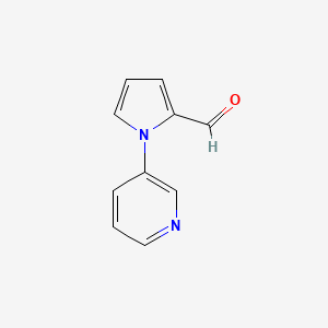molecular formula C10H8N2O B1274588 1-吡啶-3-基-1H-吡咯-2-甲醛 CAS No. 383136-42-3
