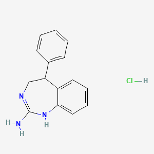 2-Amino-5-phenyl-4,5-dihydro-3H-1,3-benzodiazepine hydrochloride