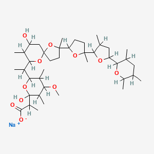 molecular formula C41H69NaO11 B12745964 29-Deoxymutalomycin sodium salt CAS No. 124831-81-8