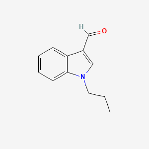 molecular formula C12H13NO B1274598 1-Propyl-1H-indole-3-carbaldehyde CAS No. 119491-08-6