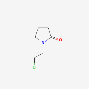 molecular formula C6H10ClNO B1274601 1-(2-氯乙基)吡咯啉-2-酮 CAS No. 51333-90-5