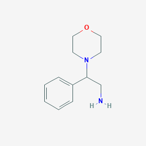 molecular formula C12H18N2O B1274615 2-吗啉-4-基-2-苯乙胺 CAS No. 31466-44-1