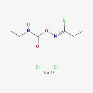 calcium;[(Z)-1-chloropropylideneamino] N-ethylcarbamate;dichloride