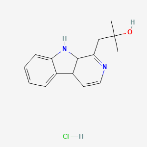 4a,9a-Dihydro-alpha,alpha-dimethyl-9H-pyrido(3,4-b)indole-1-ethanol hydrochloride