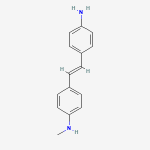 molecular formula C15H16N2 B12746248 N-Methyldiaminostilbene CAS No. 1075218-61-9