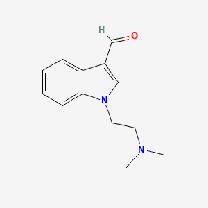 molecular formula C13H16N2O B1274628 1-(2-Dimethylamino-ethyl)-1H-indole-3-carbaldehyde CAS No. 100615-20-1