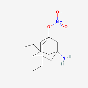 molecular formula C14H24N2O3 B12746302 Nitromemantine CAS No. 765890-91-3