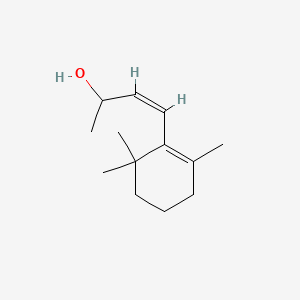 molecular formula C13H22O B12746316 3-Buten-2-ol, 4-(2,6,6-trimethyl-1-cyclohexen-1-yl)-, (Z)- CAS No. 35031-11-9