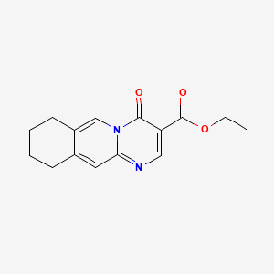 7,8,9,10-Tetrahydro-4-oxo-4H-pyrimido(1,2-b)isoquinoline-3-carboxylic acid ethyl ester