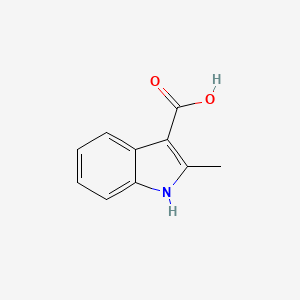 molecular formula C10H9NO2 B1274634 2-甲基-1H-吲哚-3-羧酸 CAS No. 63176-44-3
