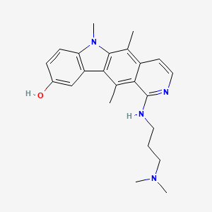 6H-Pyrido(4,3-b)carbazol-9-ol, 1-((3-(dimethylamino)propyl)amino)-5,6,11-trimethyl-