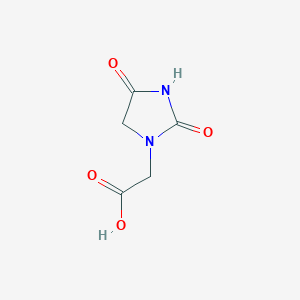 B1274635 (2,4-Dioxoimidazolidin-1-yl)acetic acid CAS No. 94738-31-5