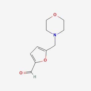 B1274640 5-(Morpholinomethyl)-2-furaldehyde CAS No. 392659-97-1