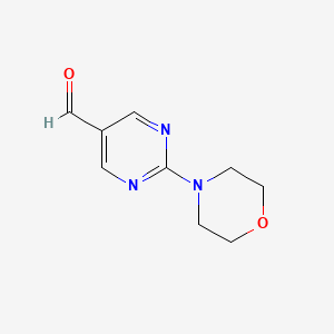 molecular formula C9H11N3O2 B1274651 2-吗啉基嘧啶-5-甲醛 CAS No. 842974-69-0